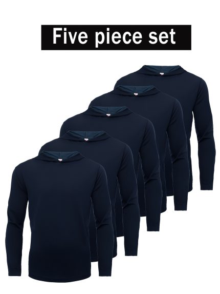 Five Piece Men'S Solid Color Hooded Training And Fitness Top, Breathable, Comfortable And Simple, Sun Proof, Not Stuffy